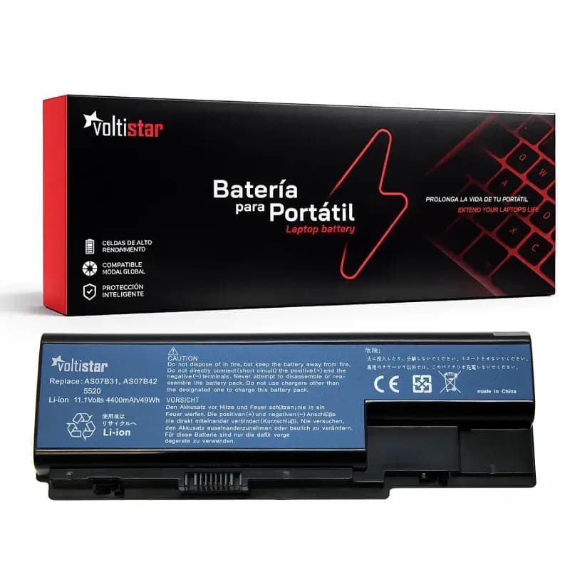 Voltistar Battery for Acer Aspire AS07B41 11.1V — Brand New — image 1
