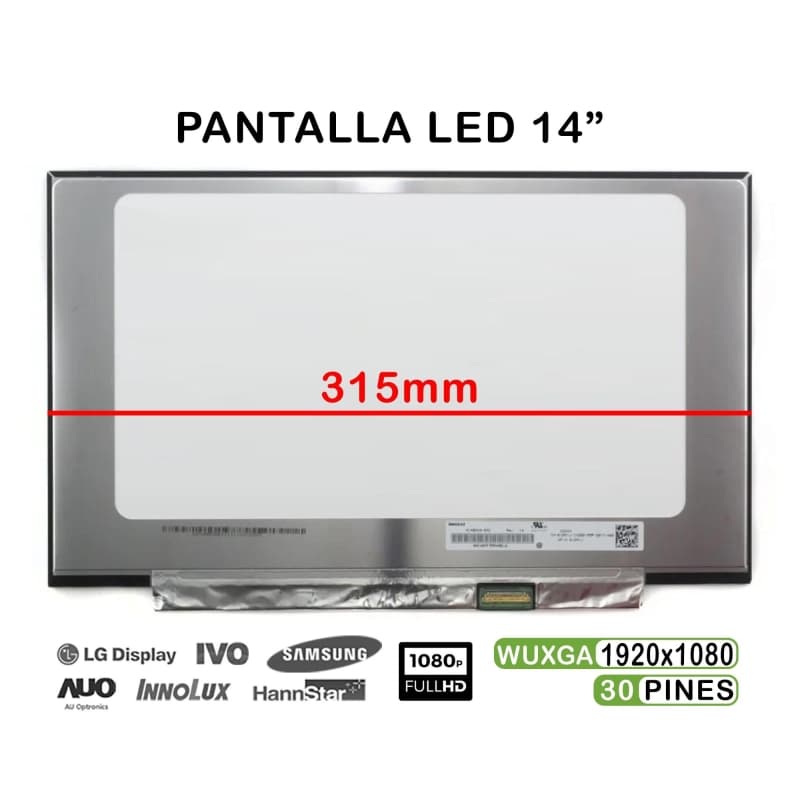 14" Matte LED Screen for Lenovo ThinkPad E14 20RA 20RB — image 1