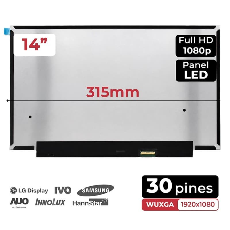 14'' Matte LED Screen for HP EliteBook 840 G5/G6/G7 – M140NVFA R5 FHD — image 1