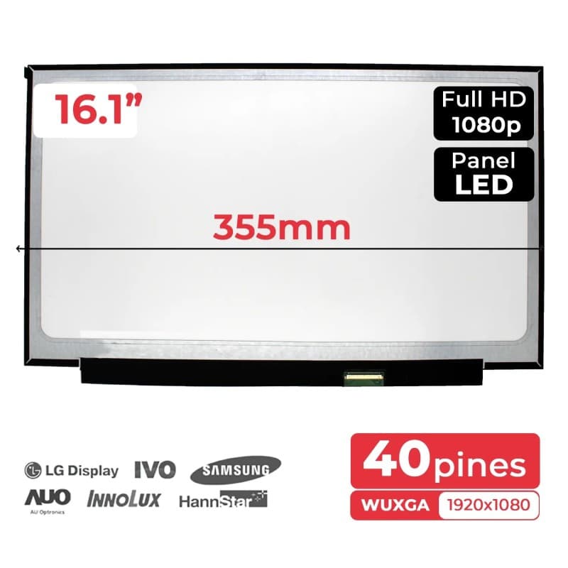 Pantalla LED Mate 16.1" para HP Victus 16-D Series - 144Hz NV161FHM-NY6 — image 1