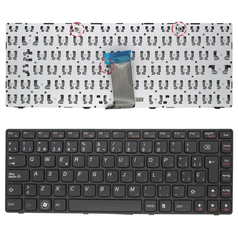 Teclado para Portátil Lenovo G475 B470 G470 V470 - Novo e Selado — image 1