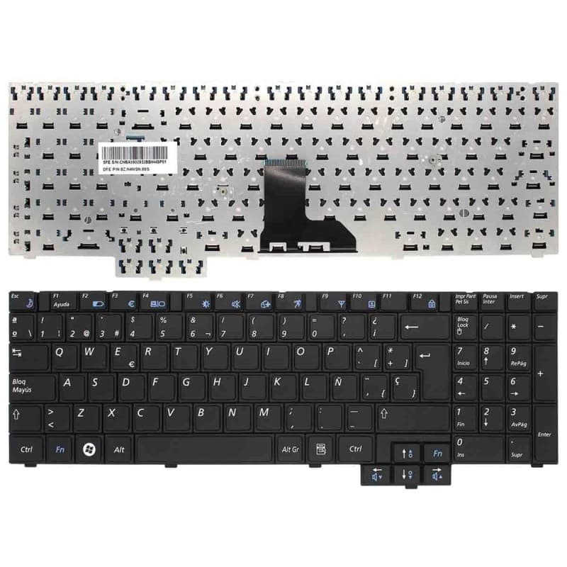 Clavier pour Ordinateur Portable Samsung 9Z.N5LSN.00S (MA0SN CNBA5902833DBIL) — image 1