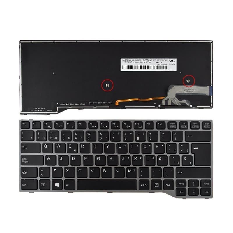 Backlit Keyboard for Fujitsu LifeBook E743 E744 E733 E734 — image 1