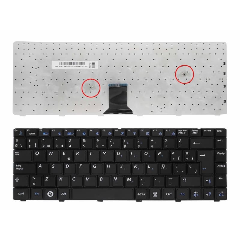 Clavier pour Portable Samsung NP-R522 NP-R520 Castellano — image 1